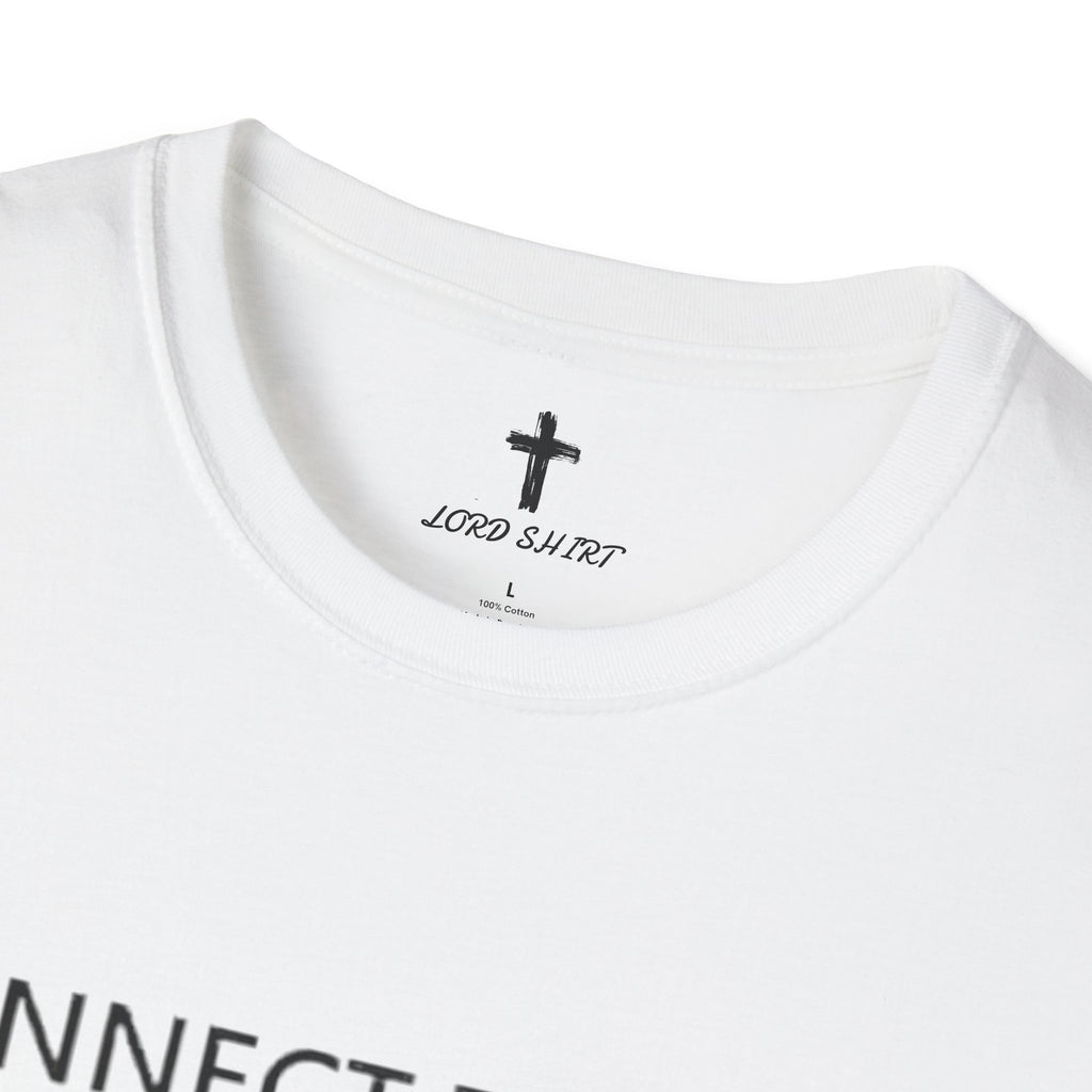 Connected With Jesus - Softstyle T-Shirt