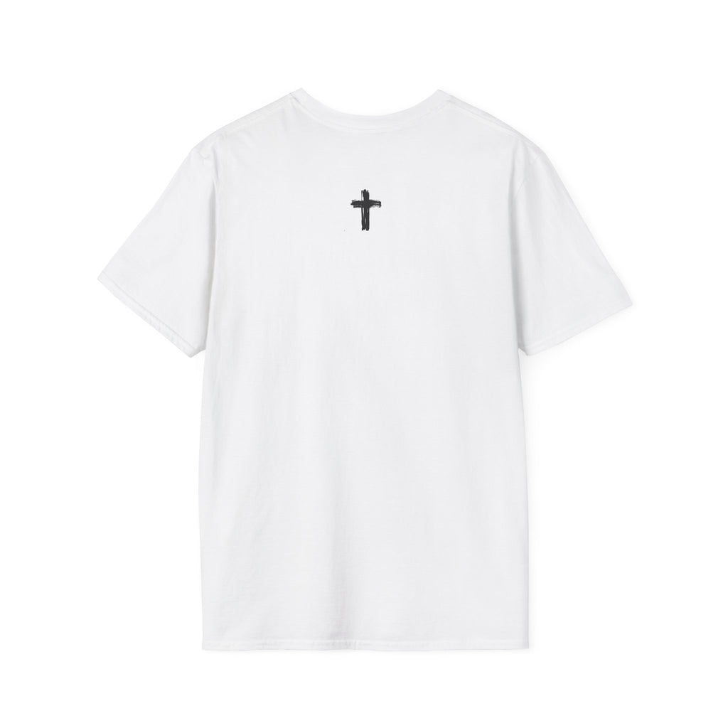 Jesus in Cross - blessed Softstyle T-Shirt