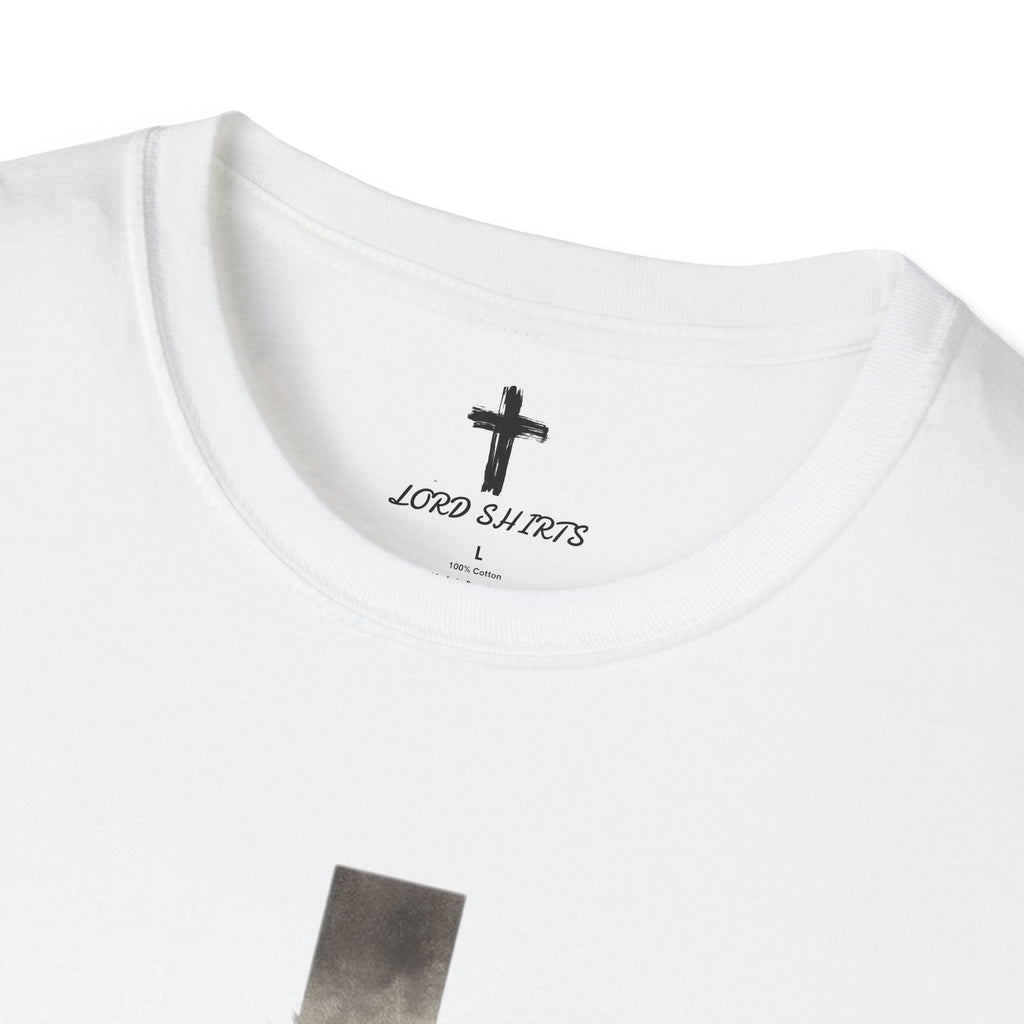 Jesus in Cross - blessed Softstyle T-Shirt