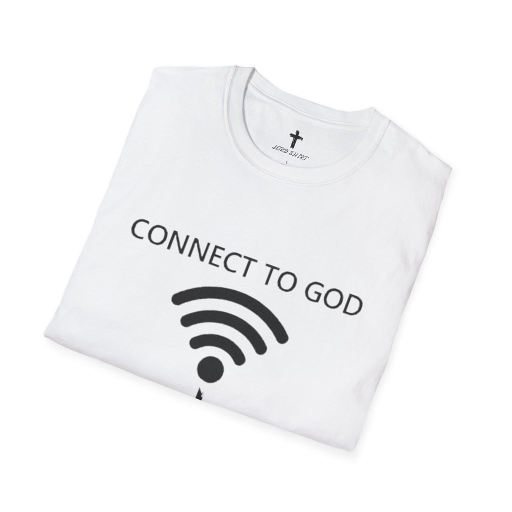 Connected With Jesus - Softstyle T-Shirt
