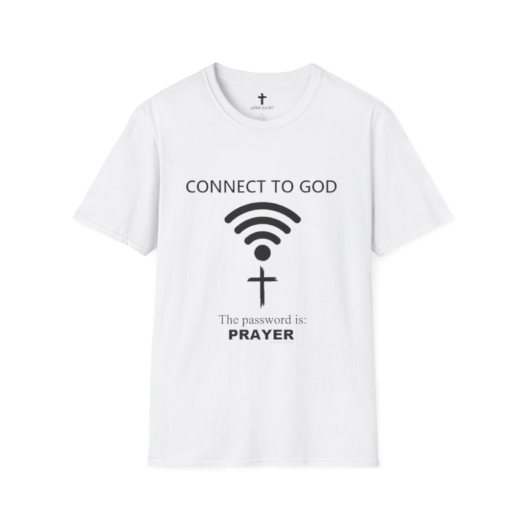 Connected With Jesus - Softstyle T-Shirt