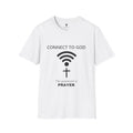 Connected With Jesus - Softstyle T-Shirt